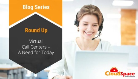 virtual studio set call center